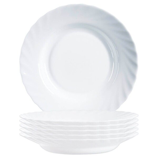 ARCOROC Suppenteller Trianon White weiß Ø 22,5 cm, 6 St.