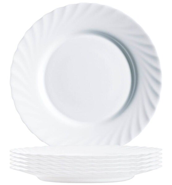 ARCOROC Teller Trianon White weiß Ø 24,5 cm, 6 St.