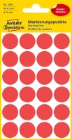 AVERY Zweckform Klebepunkte 3595 rot Ø 18,0 mm, 96...