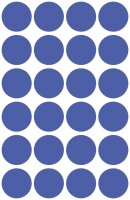 AVERY Zweckform Klebepunkte 3596 blau Ø 18,0 mm,...