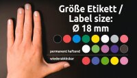 AVERY Zweckform Klebepunkte 3597 grün Ø 18,0 mm, 96 St.