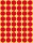 AVERY Zweckform Klebepunkte 3374 rot Ø 18,0 mm, 1.056 St.