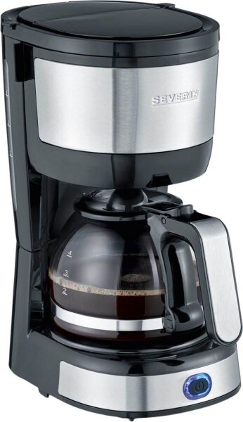 SEVERIN KA4808 Kaffeemaschine silber, 4 Tassen