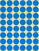 AVERY Zweckform Klebepunkte 3375 blau Ø 18,0 mm,...
