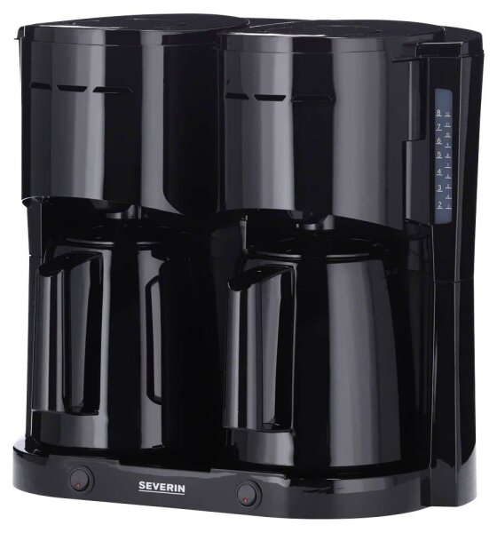 SEVERIN KA9315 Kaffeemaschine schwarz, 2x 8 Tassen