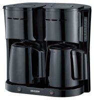 SEVERIN KA9315 Kaffeemaschine schwarz, 2x 8 Tassen