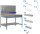 Simonrack Werkbank-Set SIMONWORK BT2 BOX grau 1 Schublade 121,0 x 61,0 x 144,5 cm