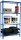 Simonrack Schwerlastregal SIMONCLICK MEGAPLUS 4 8425437076787 blau, weiß 120,0 x 50,0 x 150,0 cm