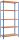 Simonrack Schwerlastregal MADERCLICK MEGAPLUS 5 8425437077524 orange, blau 120,0 x 40,0 x 200,0 cm