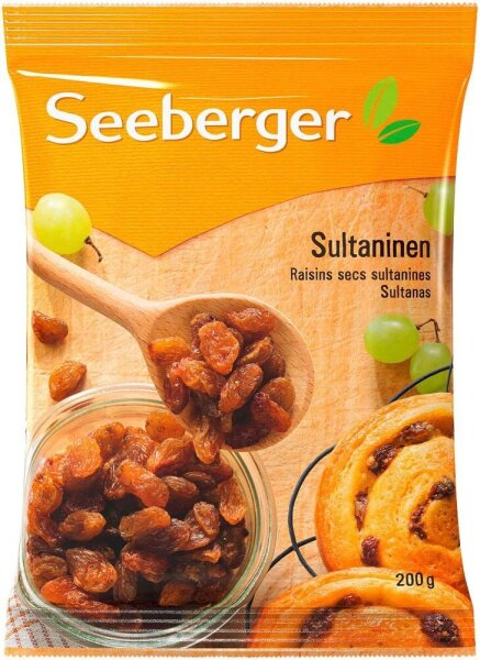 SEEBERGER Sultaninen Trockenfrüchte 200,0 g, 1 St.