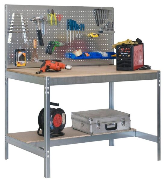 Simonrack Werkbank-Set SIMONWORK BT2 grau 91,0 x 61,0 x 144,5 cm