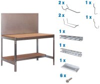 Simonrack Werkbank-Set SIMONWORK BT2 grau 91,0 x 61,0 x...