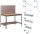 Simonrack Werkbank-Set SIMONWORK BT2 grau 91,0 x 61,0 x 144,5 cm