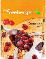 SEEBERGER Cranberries Trockenfrüchte 125,0 g, 1 St.