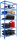 Simonrack Schwerlastregal SIMONCLICK MEGAPLUS 6 8425437077111 blau, weiß 120,0 x 50,0 x 250,0 cm