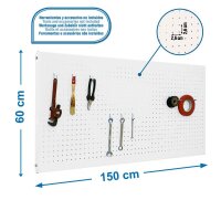 Simonrack Lochwand PANELCLICK 3,5 x 150,0 x 60,0 cm, 1 St.