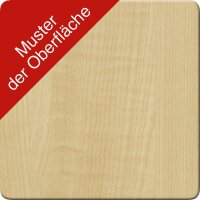 HAMMERBACHER Schiebetürenschrank, V1752S/3/S/RE ahorn, silber 1 Fachboden 120,0 x 40,0 x 74,8 cm