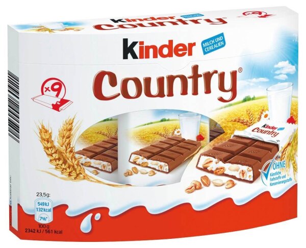 kinder Country Schokoriegel 9 St.  ( 2609 )