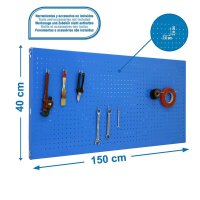 Simonrack Lochwand PANELCLICK 3,5 x 150,0 x 40,0 cm, 1 St.