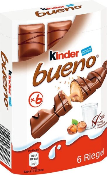 kinder bueno Schokoriegel 6 St.  ( 3227 )