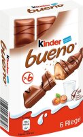 kinder bueno Schokoriegel 6 St.  ( 3227 )