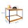 Simonrack Werkbank SIMONWORK BASIC 1 orange, blau 210,0 x 45,0 x 90,0 cm
