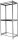 Simonrack Garderobenregal SIMONCLOTHING DOUBLE 8425437092862 grau 120,0 x 75,0 x  ( 8425437092862 )