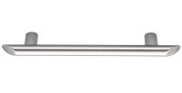HAMMERBACHER Schiebetürenschrank, V1752S/N/S/RE nussbaum, silber 1 Fachboden 120,0 x 40,0 x 74,8 cm