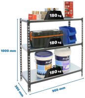 Simonrack Schwerlastregal SIMONCLICK 3 8425437097003...