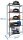 Simonrack Schwerlastregal SIMONCLICK 5 8425437097904 anthrazit, silber 90,0 x 30,0 x 180,0 cm
