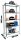 Simonrack Schwerlastregal SIMONCLICK 5 8425437098024 anthrazit, silber 90,0 x 40,0 x 180,0 cm