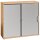HAMMERBACHER Schiebetürenschrank, V1753S/6/S/RE buche, silber 2 Fachböden 120,0 x 40,0 x 110,0 cm