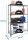 Simonrack Schwerlastregal SIMONCLICK 4 8425437097782 anthrazit, silber 90,0 x 50,0 x 150,0 cm