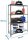 Simonrack Schwerlastregal SIMONCLICK 4 8425437097669 anthrazit, silber 90,0 x 40,0 x 150,0 cm