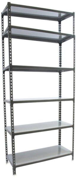 Simonrack Schwerlastregal SIMONCLICK SUPERPLUS 6 8425437098291 anthrazit, silber 110,0 x 30,0 x 250,0 cm