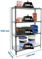 Simonrack Schwerlastregal SIMONCLICK MEGAPLUS 4...