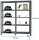 Simonrack Schwerlastregal OFFICCLICK 5 8425437108914 anthrazit 180,0 x 40,0 x 21  ( 8425437108914 )