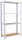 Simonrack Schwerlastregal OFFICLICK 4 8425437127298 weiß, braun 80,0 x 30,0 x 15  ( 8425437127298 )