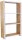 Simonrack Schwerlastregal OFFICLICK 4 8425437127380 weiß, braun 80,0 x 30,0 x 15  ( 8425437127380 )