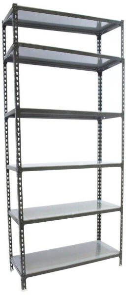 Simonrack Schwerlastregal SIMONCLICK SUPERPLUS 6 8425437098413 anthrazit, silber 110,0 x 40,0 x 250,0 cm