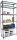 Simonrack Schwerlastregal SIMONCLICK MEGAPLUS 6 8425437098895 anthrazit, silber 120,0 x 50,0 x 250,0 cm