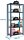 Simonrack Schwerlastregal OFFICCLICK 5 8425437103490 anthrazit, silber 90,0 x 30  ( 8425437103490 )
