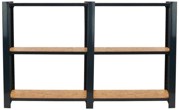 Simonrack Schwerlast-Weitspannregal OFFICLICK 3 8425437127663 anthrazit, braun 160,0 x 30,0 x 100,0 cm