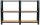 Simonrack Schwerlast-Weitspannregal OFFICLICK 3 8425437127663 anthrazit, braun 160,0 x 30,0 x 100,0 cm