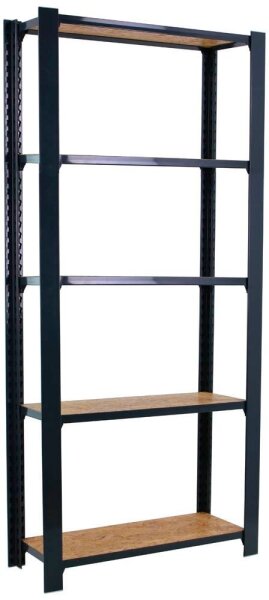Simonrack Schwerlastregal OFFICLICK 5 8425437127717 anthrazit, braun 80,0 x 30,0 x 210,0 cm