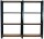 Simonrack Schwerlastregal OFFICLICK 4 8425437127786 anthrazit, braun 160,0 x 30,  ( 8425437127786 )