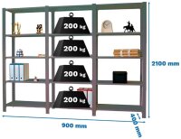 Simonrack Schwerlastregal OFFICCLICK 5 8425437108945...