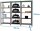 Simonrack Schwerlastregal OFFICCLICK 5 8425437108945 anthrazit 270,0 x 40,0 x 21  ( 8425437108945 )