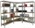 Simonrack Schwerlast-Weitspannregal MADERCLICK CORNER 5 8425437135385 silber 180,0 x 30,0 x 180,0 cm