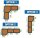 Simonrack Schwerlast-Weitspannregal MADERCLICK CORNER 5 8425437135446 silber 180,0 x 50,0 x 180,0 cm